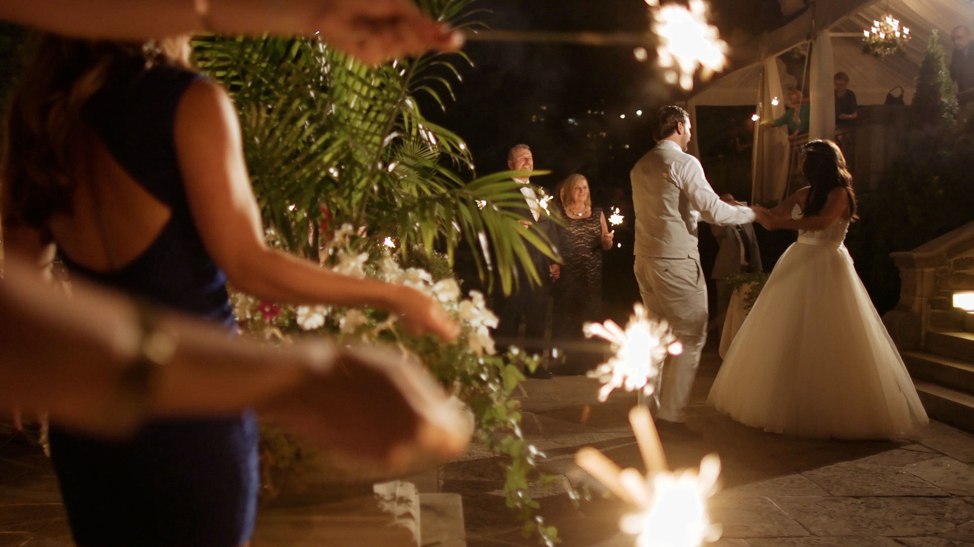First Dance Sparklers Wedding Video Toronto