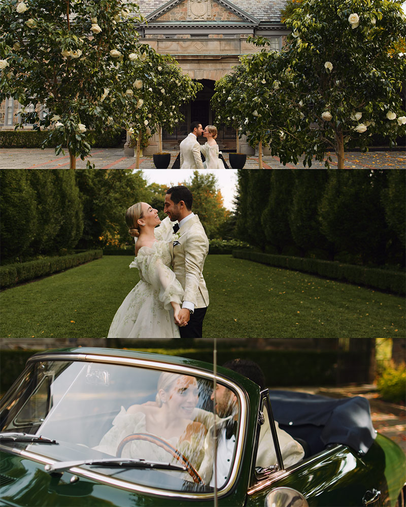 Bianca and Massimo at their European-style Graydon Hall Manor wedding