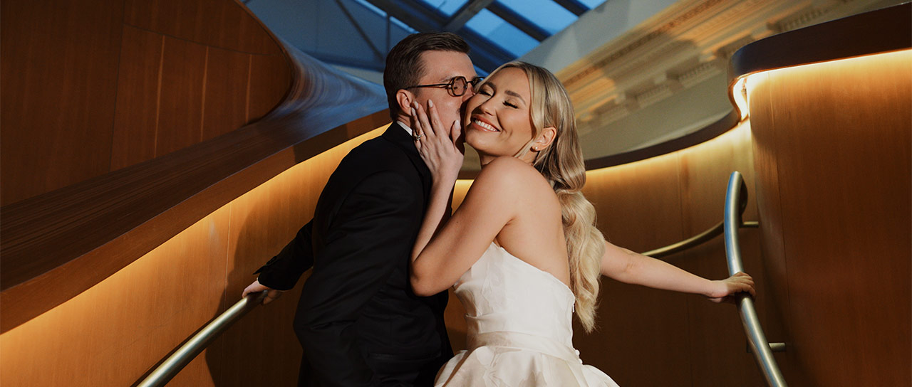 Ashley and Peter at their Art Gallery of Ontario wedding in Toronto