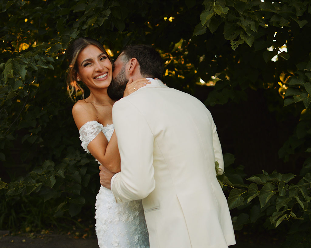 Couple at their Graydon Hall Manor wedding in Toronto
