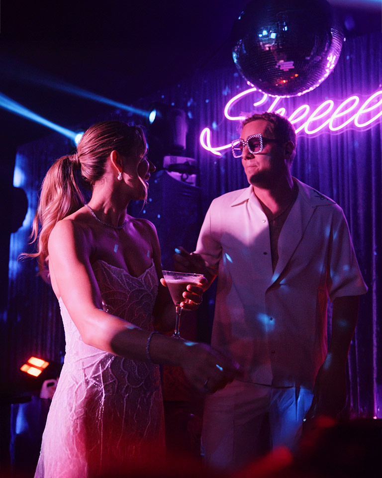 Nikki and Dave at their private estate wedding celebration