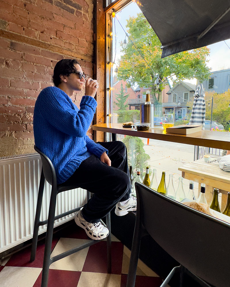 Ric in City Coffee Shop